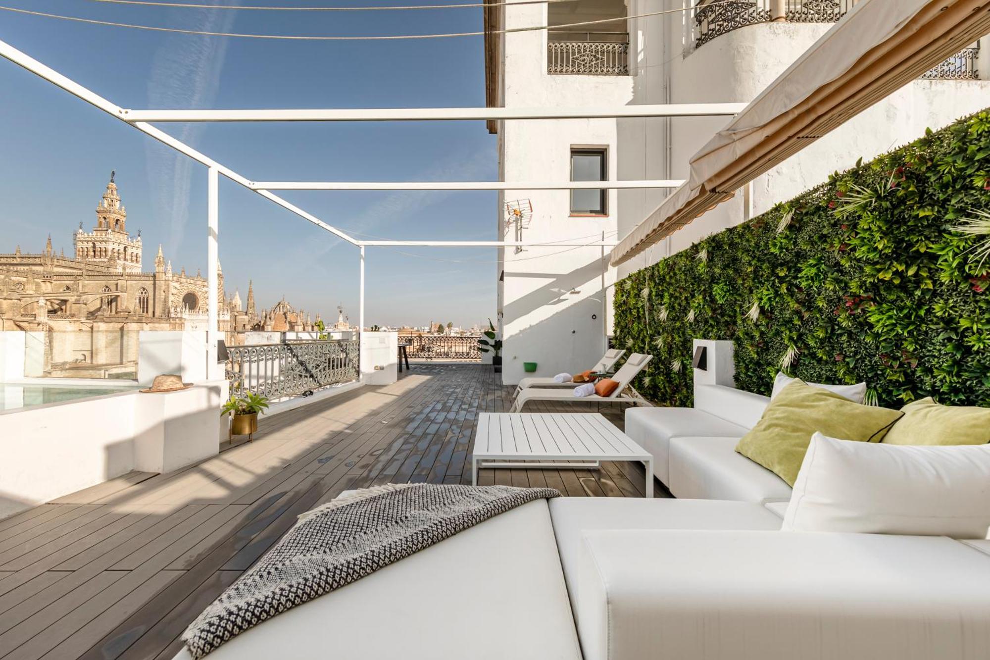 Isg Apartments Modern Atticpool At The Cathedralfree Parking Sevilla Buitenkant foto