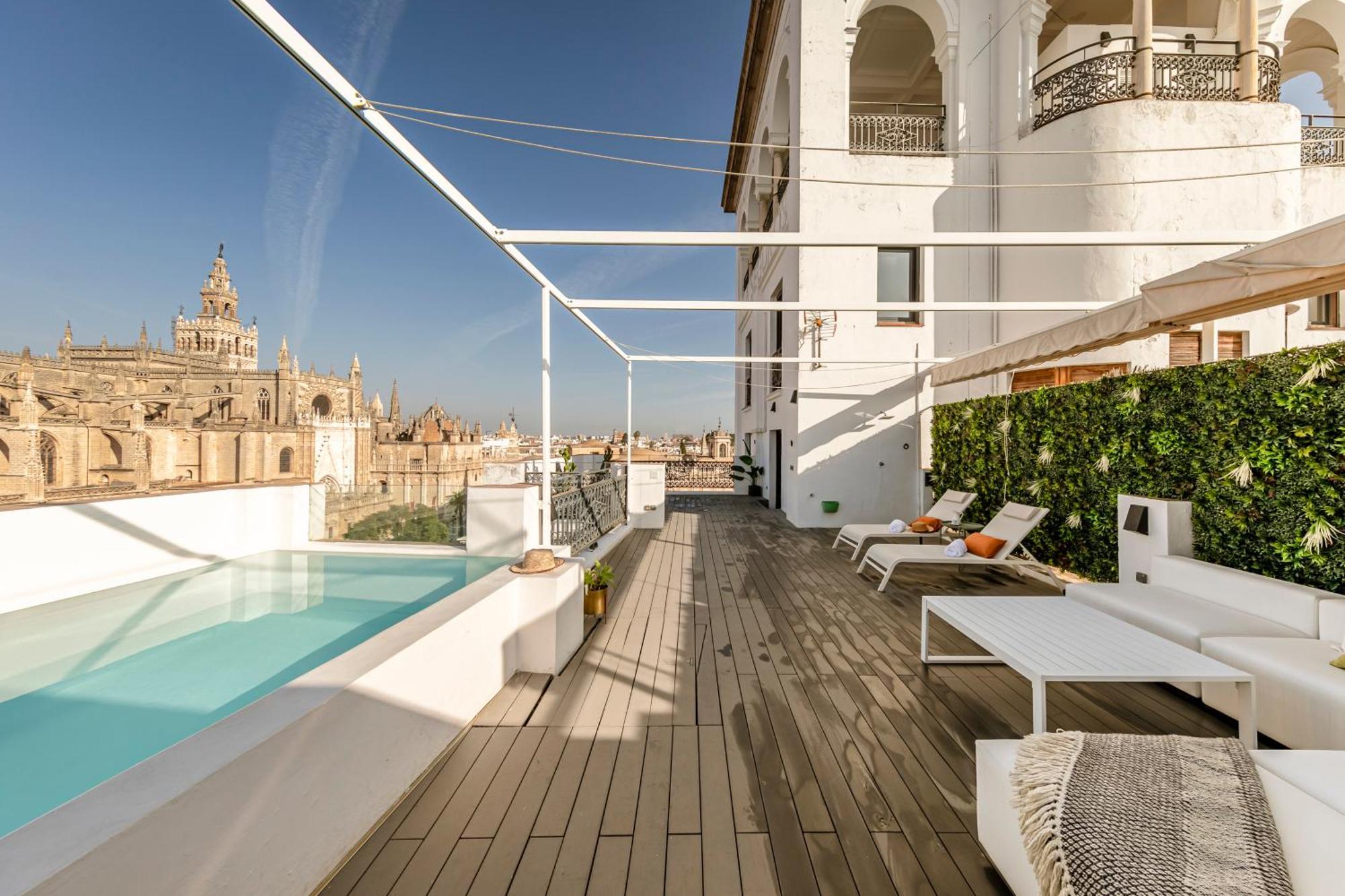 Isg Apartments Modern Atticpool At The Cathedralfree Parking Sevilla Buitenkant foto